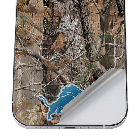 NFL Detroit Lions Realtree AP Camo iPhone 12 Pro Skin